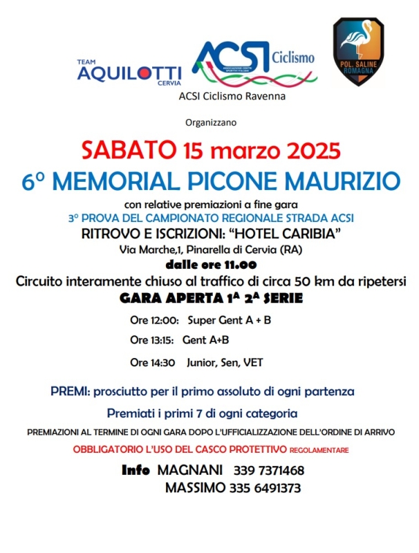 6° Memorial Picone Maurizio
